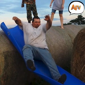 Hay bales n' fails! 😂 | AFV Classics