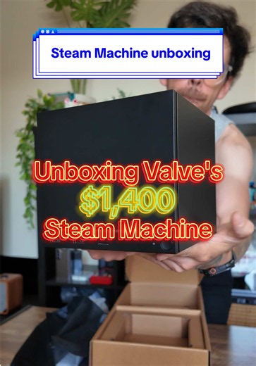 Steam Machine unboxing 2TB bundle with Steam Controller