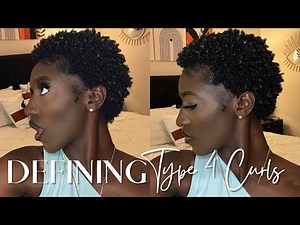 how to define type 4 twa hair | wash n go & baby hair tutorial