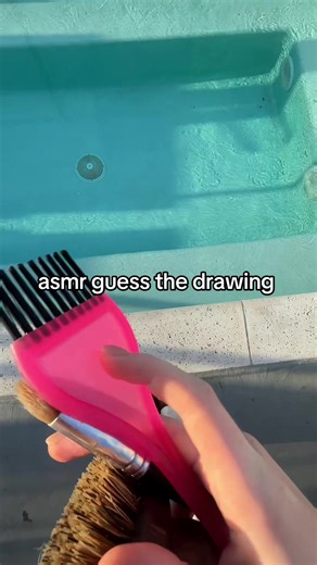pool ASMR guess the drawing #asmr #lofiasmr #asmrwhispering #randomasmr #guessthedrawing