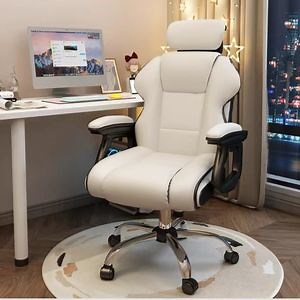 [Hot Item] Simple 360 Swivel Customised PU Leather Stainless Steel Computer Armrest Gaming Chair