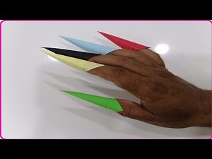 Origami Paper Claw | How to make paper claws
