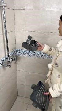 Magic Suction Cup Corner Shelf for Bathroom & Kitchen