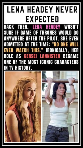 Lena Headey Never Expected Cersei Lannister to Become a Legend! 🔥 | got secret