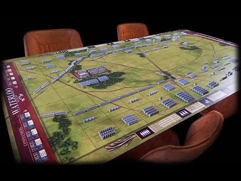 The battle of Waterloo campaign map explained in detail
