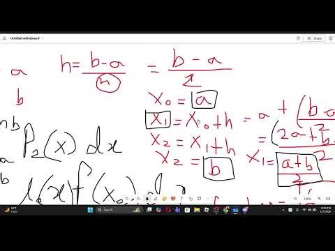 Simpson's Rule & Upper Bound of Interpolation Error