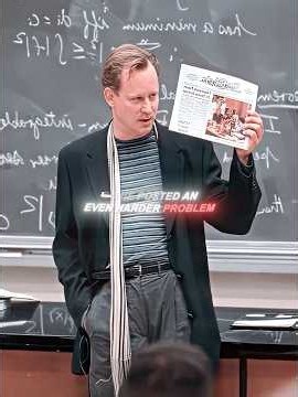 An MIT Janitor Solved a Problem That Took a Professor 2 Years — In Under a Minute #movie #shorts