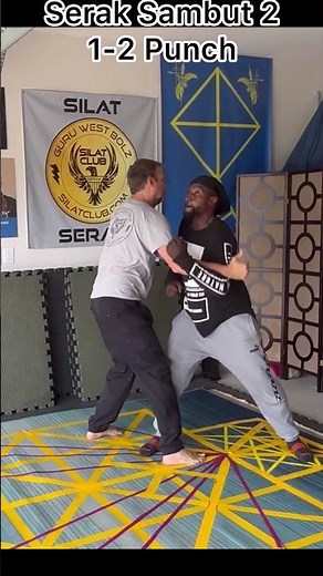 Silat Martial Arts - Serak Sambut 2 1 2 Punch