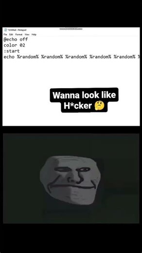 Wanna look like hacker?