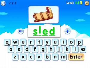 Starfall Grade 1 Spelling Composer (Winter Wonderland)