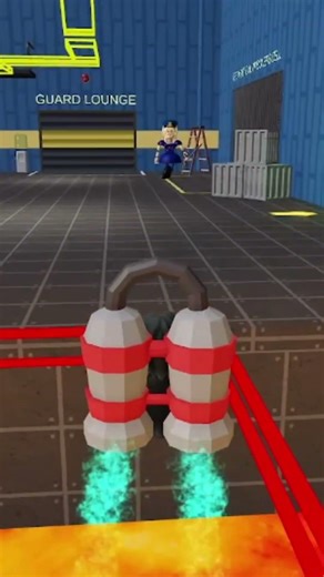 Gugugaga Penguin vs BARRY POLICE GIRL #roblox #shorts