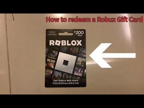 HowToEase:How to redeem a Robux Gift Card