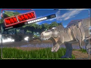 Playing Jurassic Blocky With Max Sens || help me...