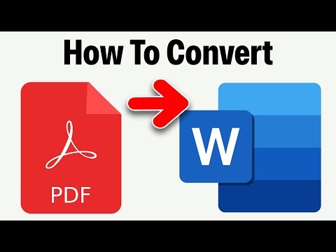 How To Convert PDF To Word Without Word Subscription (Step By Step)