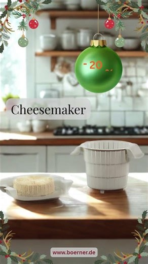 selbstgemachter Käse mit dem Cheesemaker von Börner, auch im Set mit dem Multimaker erhältlich