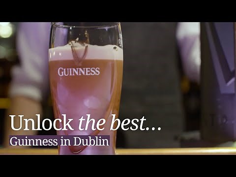 How to pour a pint of Guinness in Dublin