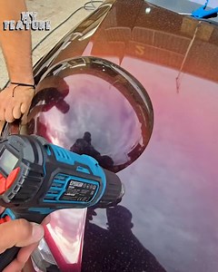 From plain to perfection—this glossy wrap makes the car shine like new! 💎🚗 | MyFeature