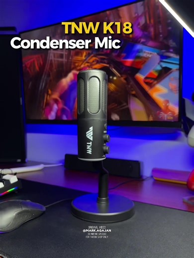 TNW K18 Microphone for Streaming and Voice Over