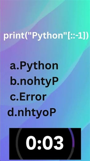 Guess the output in Python| #python #codingchallenge #guesstheoutput #programming #youtubeshorts