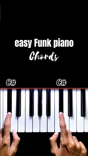 How to play Funk on piano! A quick piano tutorial. #piano #phonk #tutorial