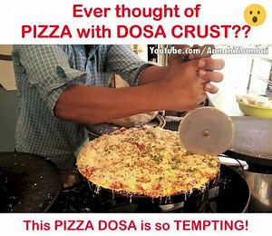 260K views · 5.9K reactions | I want this PIZZA DOSA right now! | Street Food Recipes | Facebook