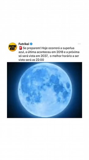 Superlua Azul - Fenômeno Celeste Raro de 2037