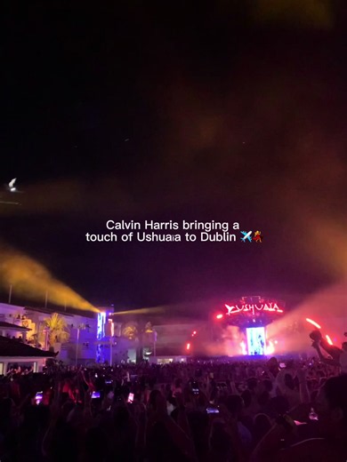 When Calvin Harris brings the iconic Ushuaia plane flyover to his Dublin set... 🏝️✈️🔥 @Calvin Harris #CalvinHarris #Dublin #Ibiza #Ushuaia #FestivalSeason