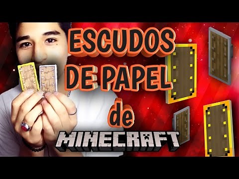 Minecraft Papercraft: cómo hacer los escudos de papel de Minecraft súper fácil y rápido