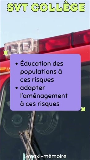 FLASHCARD SVT Collège 1.4.4 Gestion des risques #révision #brevet #college #dnb