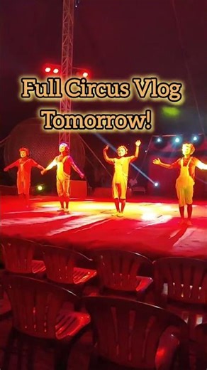 Unbelievable Circus Moment! Full Vlog Tomorrow 🎪🔥 #circus #dailyvlog#shorts