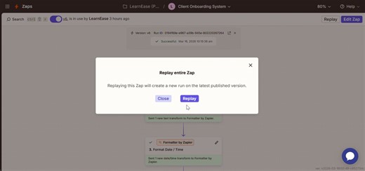 Client Onboarding System - Premium Zap Run