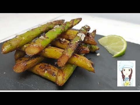 Espárragos salteados | Receta muy fácil y sabrosa | Como hacer espárragos salteados