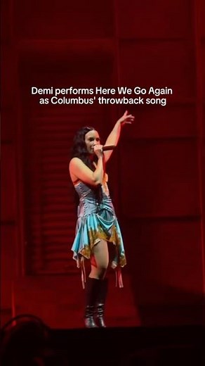 Demi Lovato performs Here We Go Again at Columbus tour stop