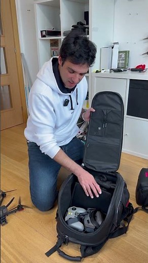 FPV backpack with light