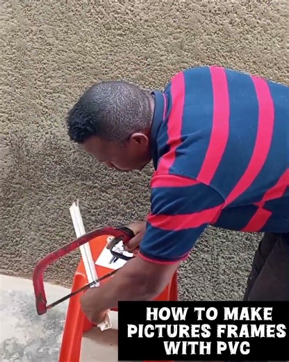how to make pictures frames pvc