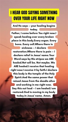 POWERFUL HEALING PRAYER | Receive Your Miracle Today #shorts