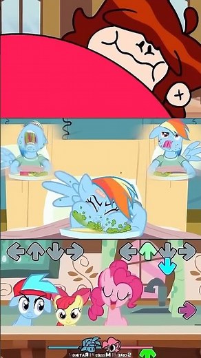 FNF Nom Nom Noms With Little Pony Mods - Friday Night Funkin' #omnom #pony #shortsviral