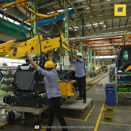 How Mahindra JCB Manufacturing is Done on the Production Line | Mechanical Mind