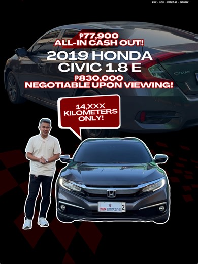 2019 Honda Civic 1.8 E Automatic Review