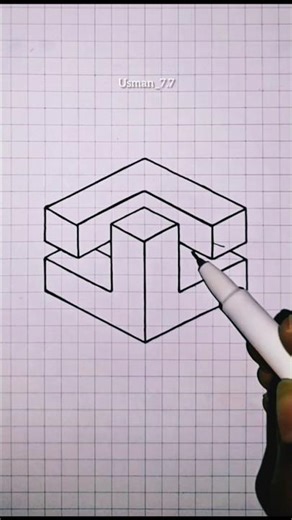 3D Drawing easy #ytshorts