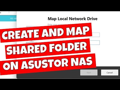 How To Create & Map A User Network shared Folder & Drive Letter ASUSTOR NAS ADM4