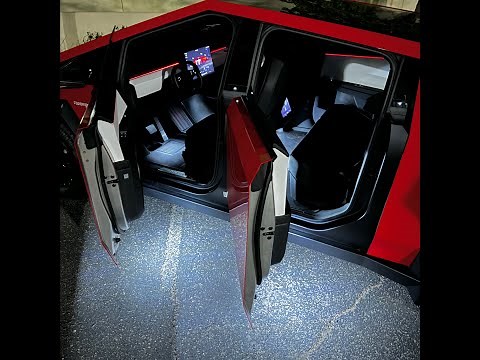 Cybertruck Interior & Door LED Colored Light Upgrade Kits - RGB-W with IR Remote