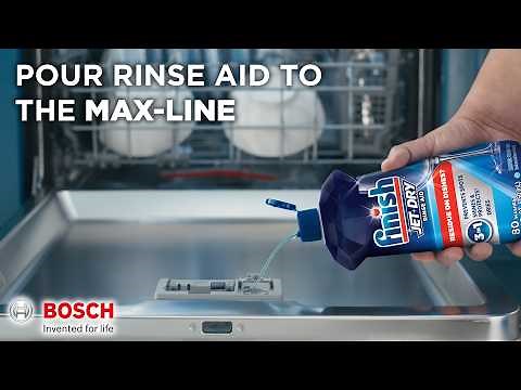How to: Add Rinse Aid to your Bosch Dishwasher