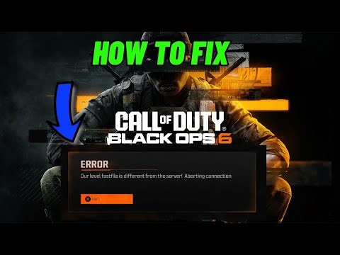 How to fix Black Ops 6 ‘Our level fastfile is different from the server’ error
