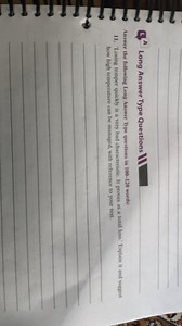 L. A Long Answer Type QuestionsAnswer the folfowing Long Answ... | Filo