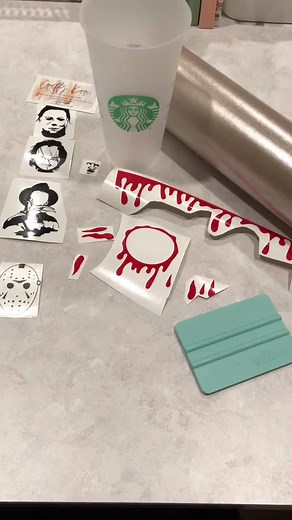 Chucky with Blood: Horror Movie Scene