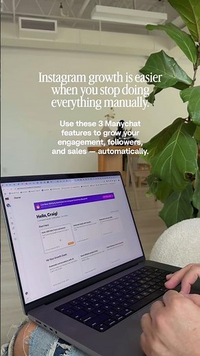 3 Manychat features to grow your engagement, followers, and sales (automatically) #manychattips