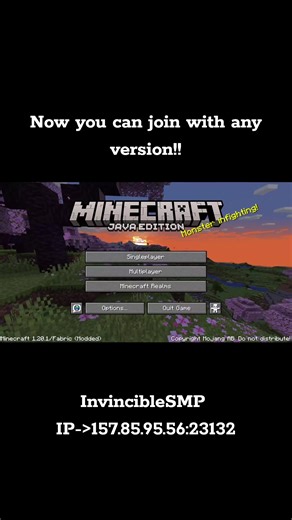 Join the InvincibleSMP Minecraft Server Today