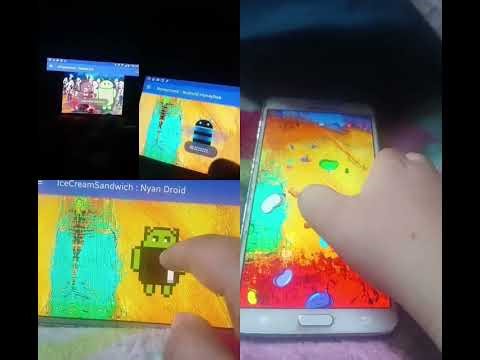 android 2.3 and android 3.0 and android 4.0 android 4.3.1 has easter egg