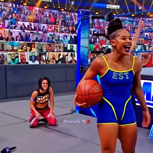 Bianca Belair & Bayley play challenge Game 🎮🥵 WWE shorts Edits! #wwe #biancabelair #bayley #shorts